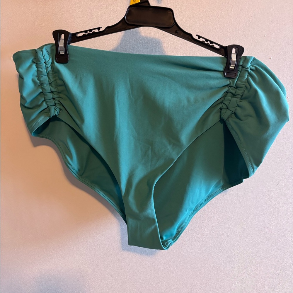 CALIA Women's Adjustable Tie Front Swim Bottoms